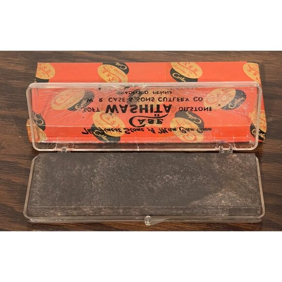 W. R. Case & Sons Cutlery Co. VTG Soft Washita Oilstone Whetstone, Original Box - Picture 4 of 6